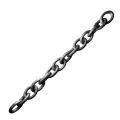 Welded round link chains
